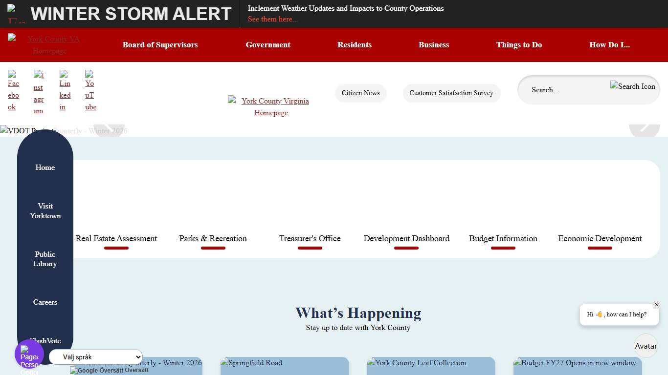 York County, VA Official Website